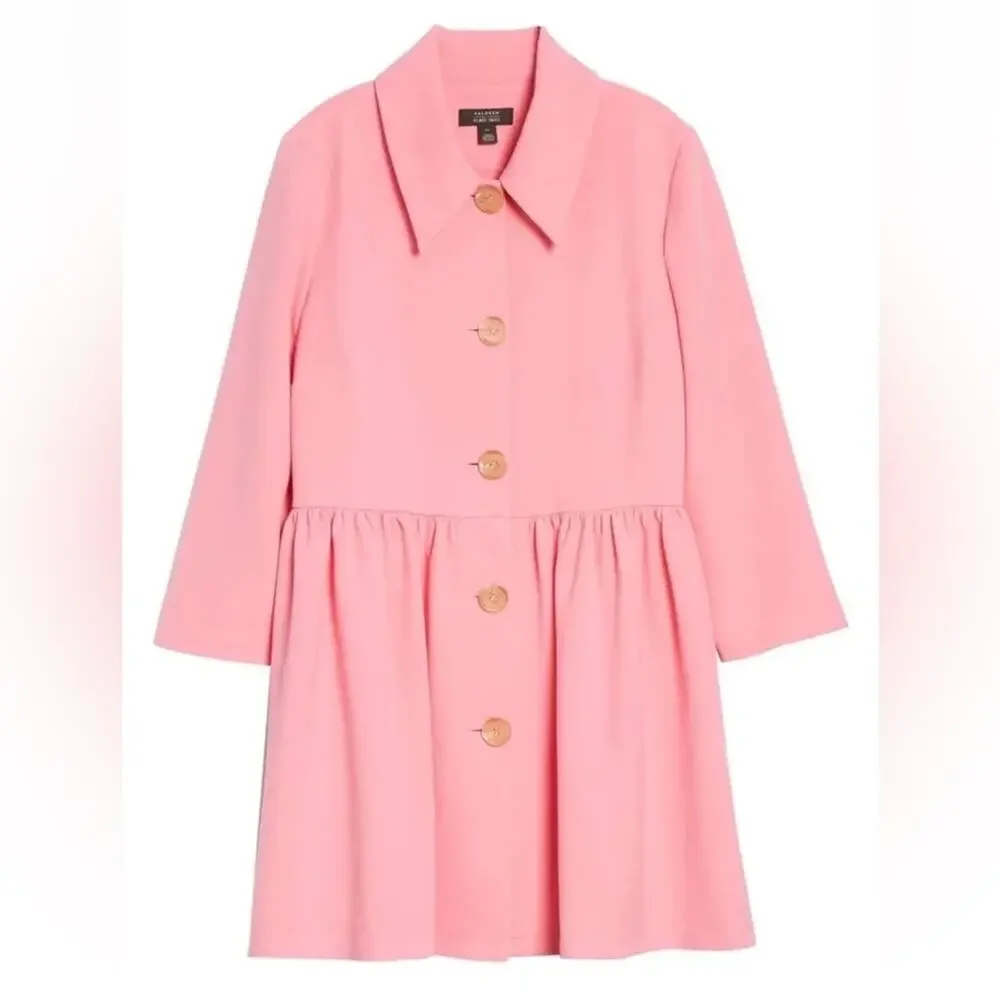 Halogen x Atlantic-Pacific Peplum Topper Jacket | Size M - Picture 8 of 8
